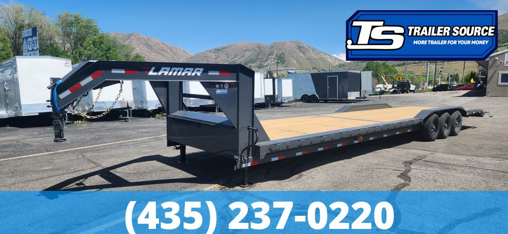 8.5x36 Lamar H8 Gooseneck Wide Body w/ Drive Over Fenders Equipment
