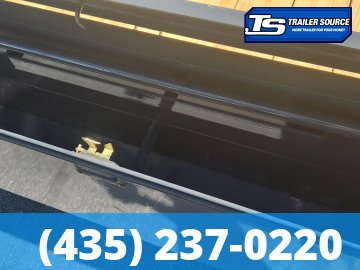 8.5x36 Lamar H8 Gooseneck Wide Body w/ Drive Over Fenders Equipment Trailer - 21K GVWR -