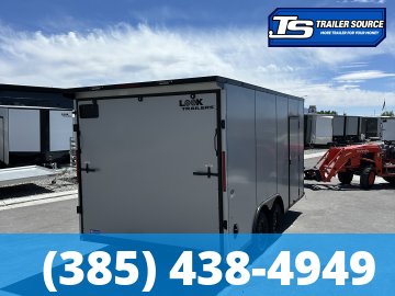 8.5x16 Look ST DLX Enclosed Cargo Trailer - 7'0" Interior - 7K GVWR - .080 PolyCor, Black Out Package, Rear Spoiler w/ Load Lights
