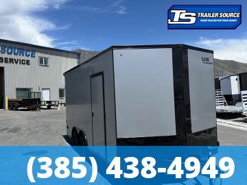 8.5x16 Look ST DLX Enclosed Cargo Trailer - 7'0" Interior - 7K GVWR - .080 PolyCor, Black Out Package, Rear Spoiler w/ Load Lights