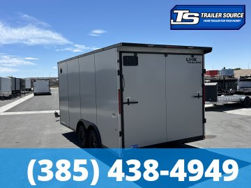 8.5x16 Look ST DLX Enclosed Cargo Trailer - 7'0" Interior - 7K GVWR - .080 PolyCor, Black Out Package, Rear Spoiler w/ Load Lights