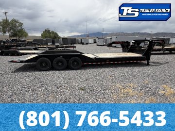8.5x28 Iron Bull TLG Gooseneck Power Tilt Trailer - 21K GVWR -