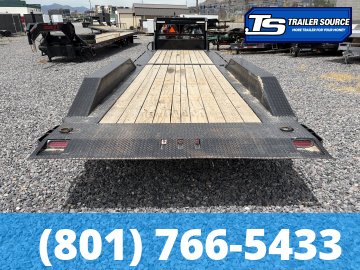 8.5x28 Iron Bull TLG Gooseneck Power Tilt Trailer - 21K GVWR -