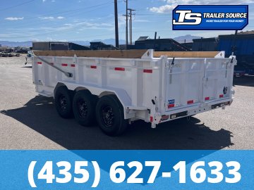 7x16 Diamond C LPT 307 Dump Trailer - 32" Sides - 24K GVWR - 14 Ply Tires, ABS Brakes, Board Brackets