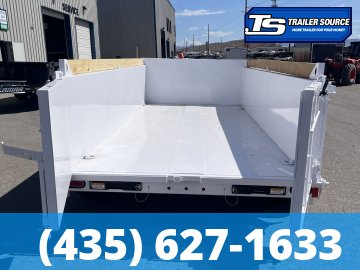 7x16 Diamond C LPT 307 Dump Trailer - 32" Sides - 24K GVWR - 14 Ply Tires, ABS Brakes, Board Brackets