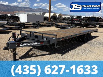8.5x24 Lamar F8 Deckover Equipment Trailer - 14K GVWR -