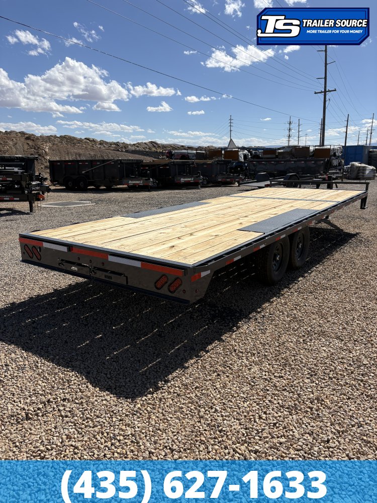 8.5x24 Lamar F8 Deckover Equipment Trailer - 14K GVWR -