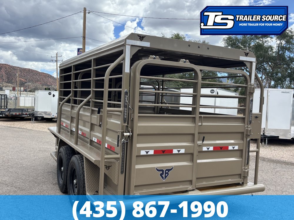 6.5x16 Ranch Boss STR-610 Horse Trailer - 15.2K GVWR -