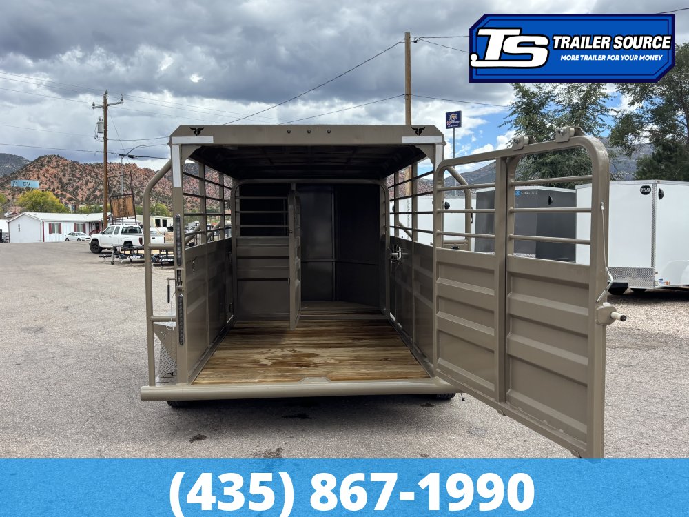 6.5x16 Ranch Boss STR-610 Horse Trailer - 15.2K GVWR -