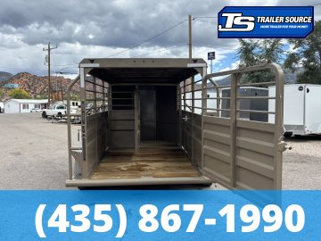 6.5x16 Ranch Boss STR-610 Horse Trailer - 15.2K GVWR -