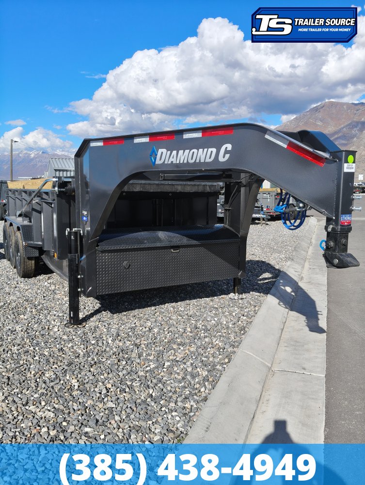 7x16 Diamond C LPT-GN 307 Gooseneck Dump