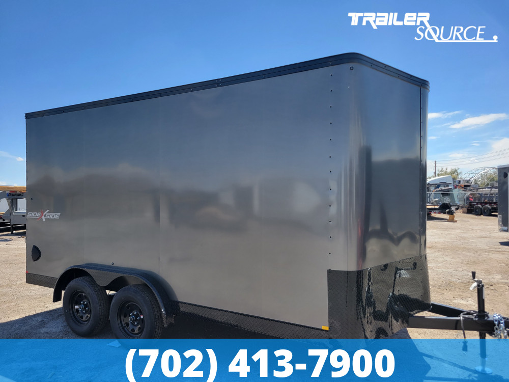 7.5x14 Mirage Xcel Side by Side Pkg 7'0" Interior 7K Tandem Axle Side by Side Pkg Enclosed Cargo