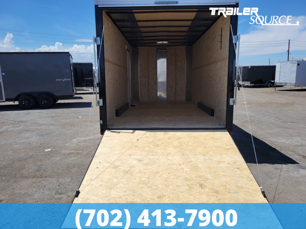 7.5x14 Mirage Xcel Side by Side Pkg 7'0" Interior 7K Tandem Axle Side by Side Pkg Enclosed Cargo