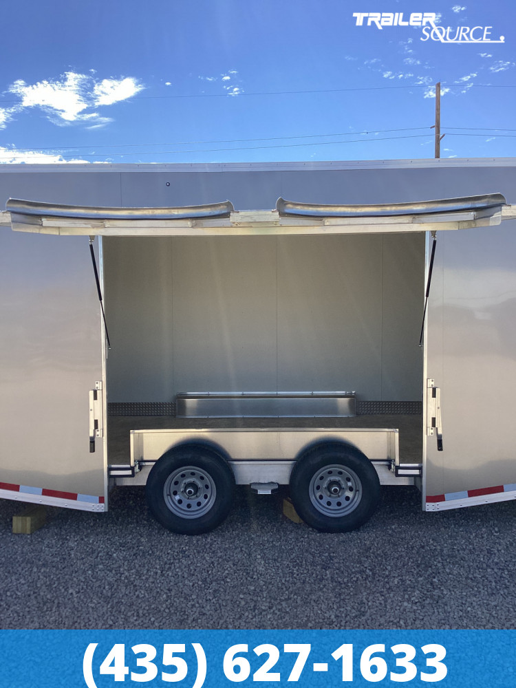 8.5x28 Alcom EZ Hauler 7'0" Interior Enclosed Cargo