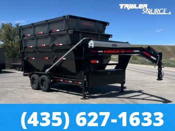 7x14 Maxx-D ROX Roll Off Dumpster Gooseneck 17.5K Utility