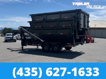 7x14 Maxx-D ROX Roll Off Dumpster Gooseneck 17.5K Utility