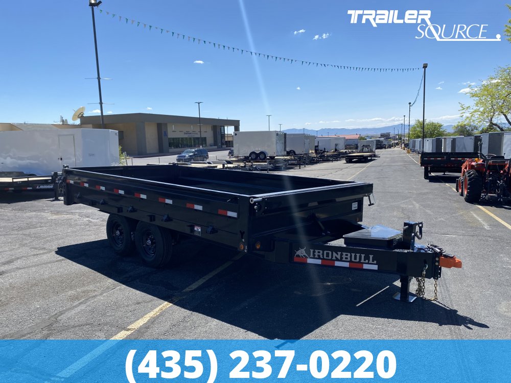 8.5x16 Iron Bull DDP 14K Dump Trailer