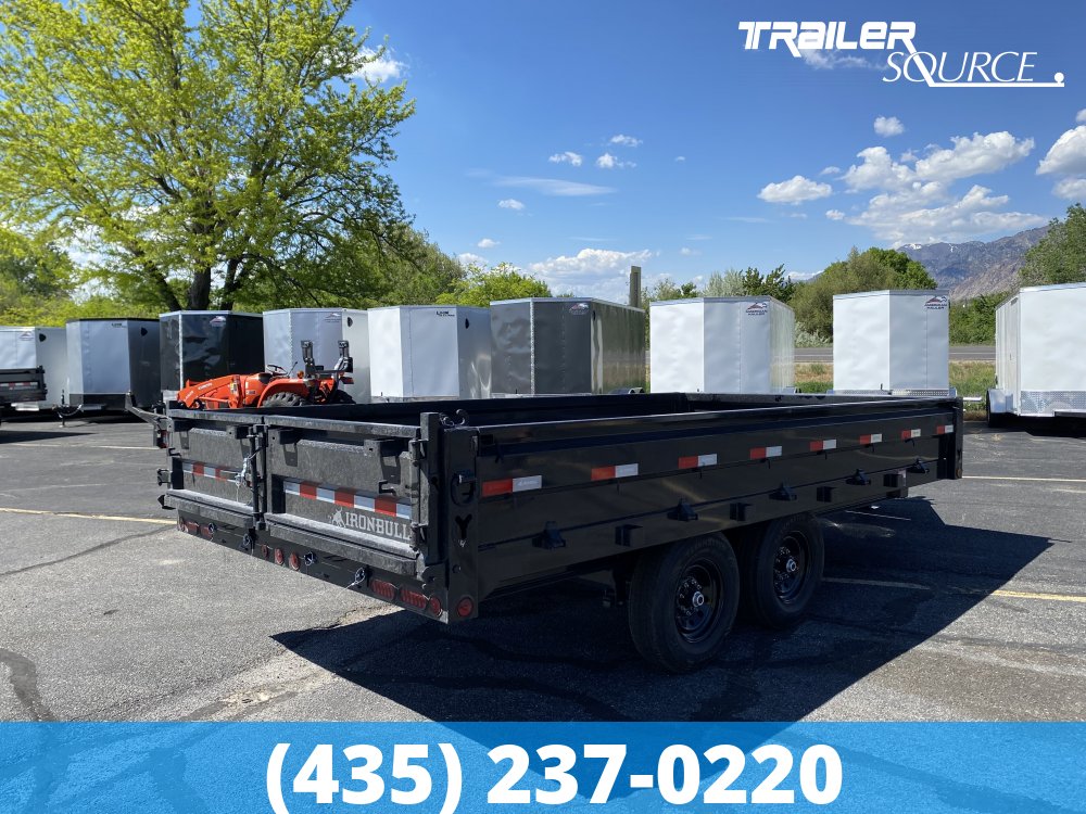 8.5x16 Iron Bull DDP 14K Dump Trailer