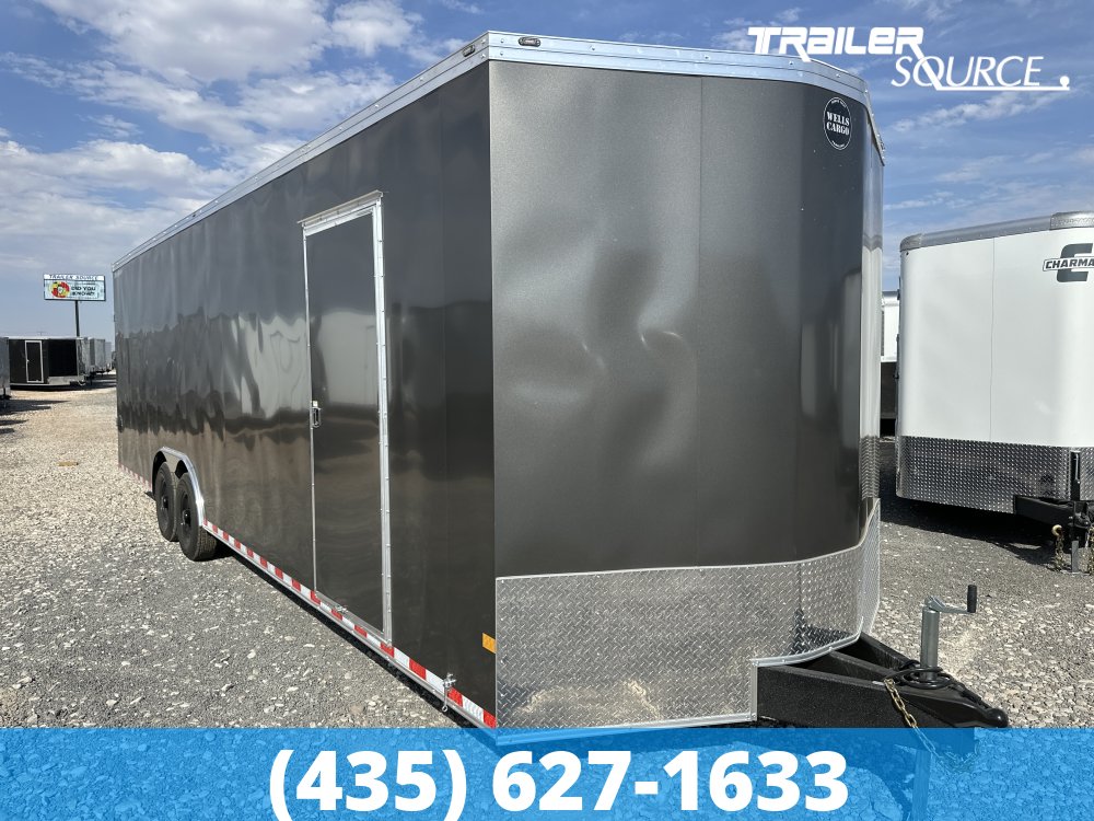 8.5x28 Wells Cargo Road Force 7'6" Interior 12K Tandem Axle Enclosed Cargo