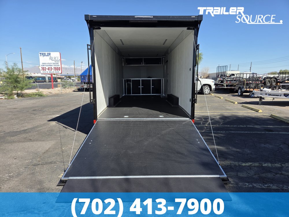 8.5x24 Haulmark Heat 7'6" Interior Enclosed Race Car Trailer