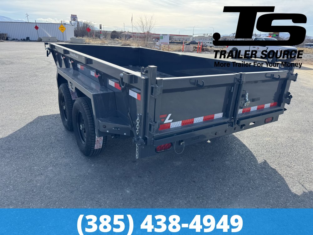 6.5x12 Lamar DM Dump Trailer - 18" Sides - 10K GVWR -