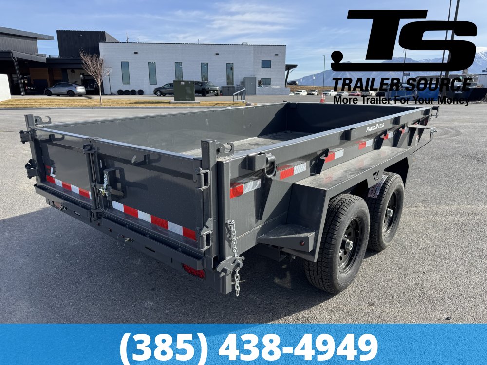 6.5x12 Lamar DM Dump Trailer - 18" Sides - 10K GVWR -