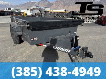 6.5x12 Lamar DM Dump Trailer - 18" Sides - 10K GVWR -