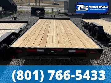 8.5x24 Double A Pro Series HB Deckover Equipment Trailer - 15.4K GVWR -