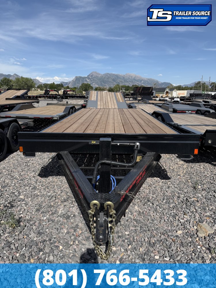 8.5x24 Double A Pro Series HB Deckover Equipment Trailer - 15.4K GVWR -