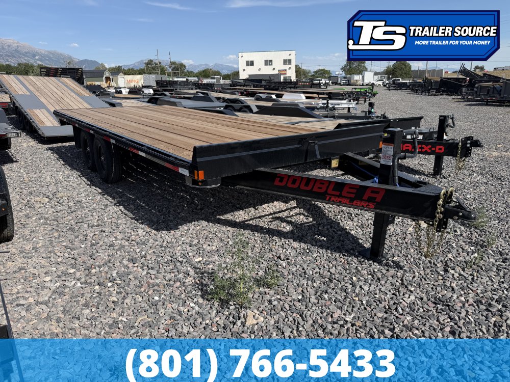 8.5x24 Double A Pro Series HB Deckover Equipment Trailer - 15.4K GVWR -