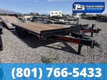 8.5x24 Double A Pro Series HB Deckover Equipment Trailer - 15.4K GVWR -