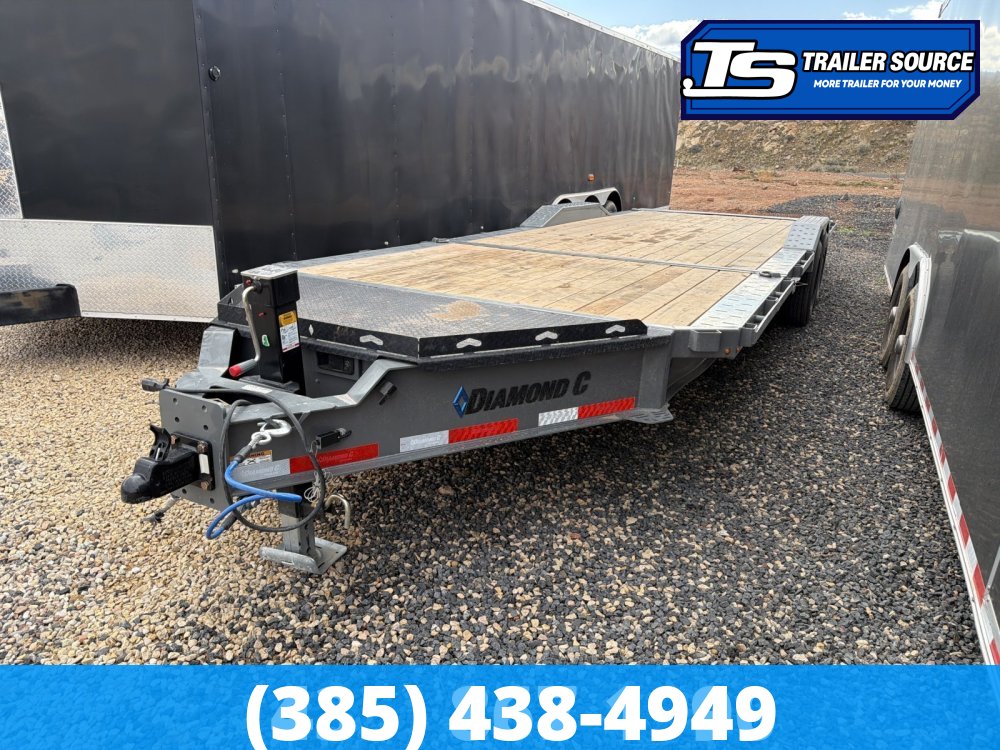 8.5x22 Diamond C HXD 208 Wide Body w/ Drive Over Fenders Tilt