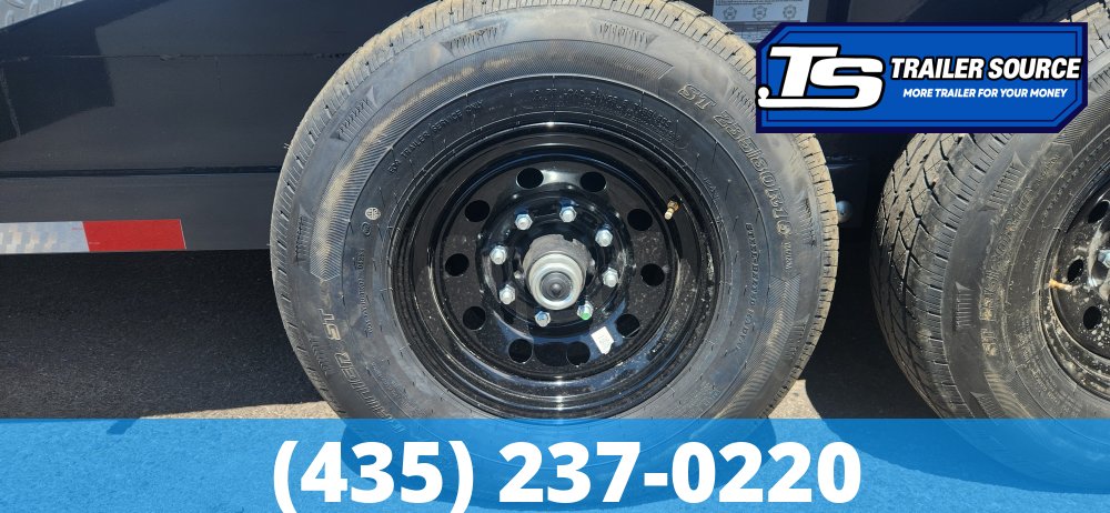 8.5x40 Lamar H8 Gooseneck Wide Body w/ Drive Over Fenders Equipment Trailer - 21K GVWR -