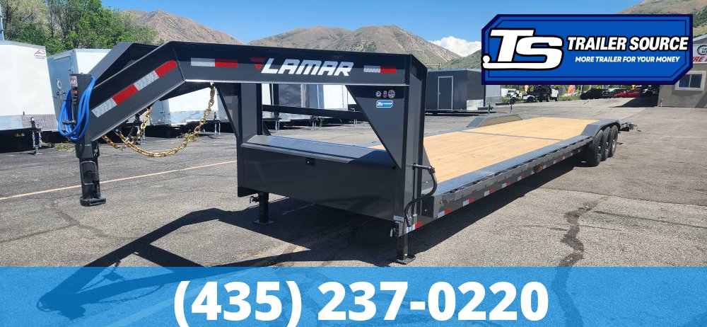 8.5x40 Lamar H8 Gooseneck Wide Body w/ Drive Over Fenders Equipment