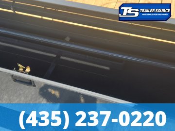 8.5x40 Lamar H8 Gooseneck Wide Body w/ Drive Over Fenders Equipment Trailer - 21K GVWR -