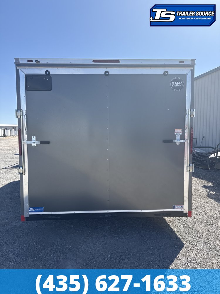 8.5x20 Wells Cargo Fast Trac Deluxe Enclosed Cargo Trailer - 7'0" Interior - 7K GVWR - .080 PolyCor, Dovetail