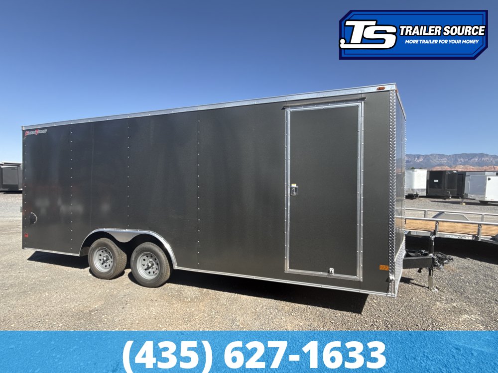 8.5x20 Wells Cargo Fast Trac Deluxe Enclosed Cargo Trailer - 7'0" Interior - 7K GVWR - .080 PolyCor, Dovetail