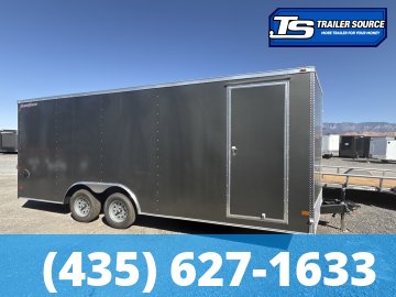 8.5x20 Wells Cargo Fast Trac Deluxe Enclosed Cargo Trailer - 7'0" Interior - 7K GVWR - .080 PolyCor, Dovetail