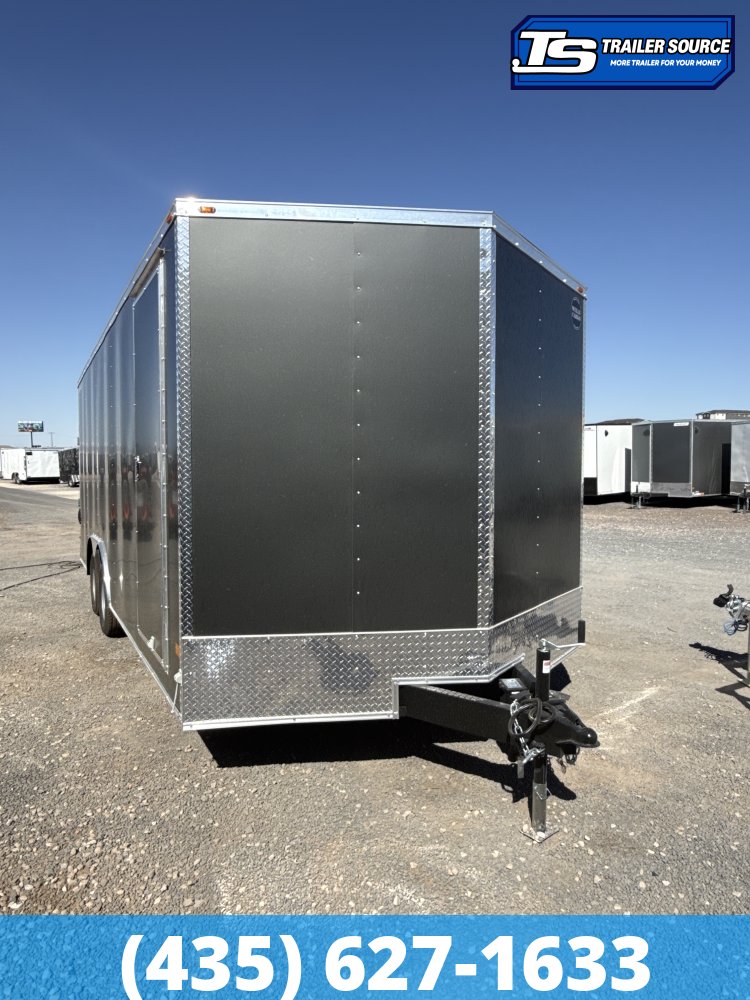 8.5x20 Wells Cargo Fast Trac Deluxe Enclosed Cargo Trailer - 7'0" Interior - 7K GVWR - .080 PolyCor, Dovetail