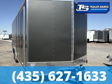 8.5x20 Wells Cargo Fast Trac Deluxe Enclosed Cargo Trailer - 7'0" Interior - 7K GVWR - .080 PolyCor, Dovetail