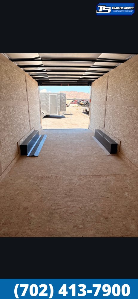 8.5x24 Haulmark Passport DELUXE Enclosed Cargo Trailer - 7'0" Interior - 10K GVWR - .080 PolyCor, Dovetail