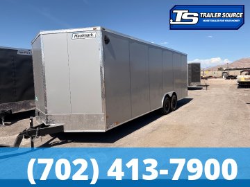 8.5x24 Haulmark Passport DELUXE Enclosed Cargo Trailer - 7'0" Interior - 10K GVWR - .080 PolyCor, Dovetail