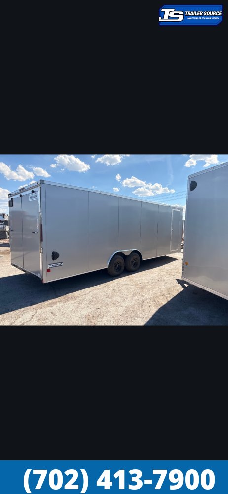8.5x24 Haulmark Passport DELUXE Enclosed Cargo Trailer - 7'0" Interior - 10K GVWR - .080 PolyCor, Dovetail