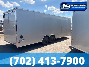 8.5x24 Haulmark Passport DELUXE Enclosed Cargo Trailer - 7'0" Interior - 10K GVWR - .080 PolyCor, Dovetail