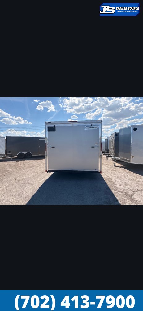 8.5x24 Haulmark Passport DELUXE Enclosed Cargo Trailer - 7'0" Interior - 10K GVWR - .080 PolyCor, Dovetail