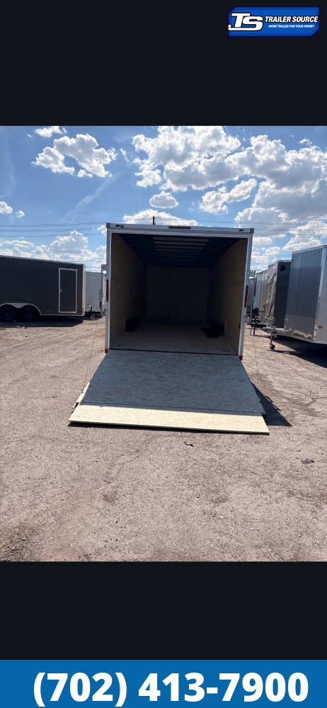 8.5x24 Haulmark Passport DELUXE Enclosed Cargo Trailer - 7'0" Interior - 10K GVWR - .080 PolyCor, Dovetail