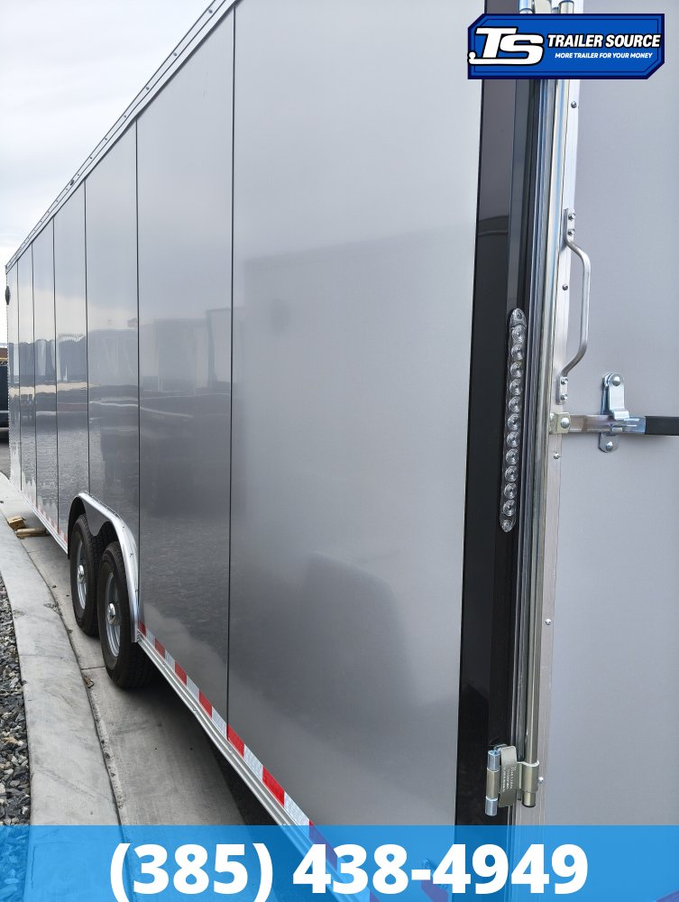 8.5x28 Wells Cargo Road Force Enclosed Cargo Trailer - 7'6" Interior - 12K GVWR - .080 PolyCor, Rear Spoiler w/ Load Lights