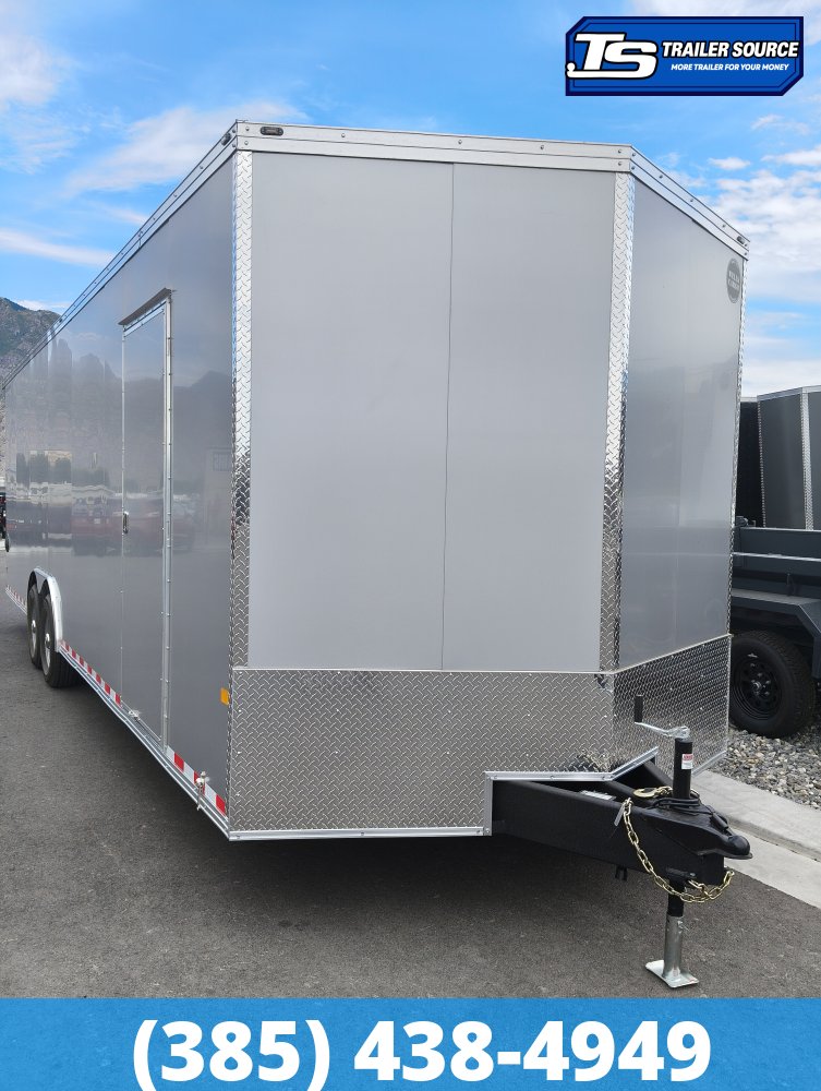 8.5x28 Wells Cargo Road Force Enclosed Cargo Trailer - 7'6" Interior - 12K GVWR - .080 PolyCor, Rear Spoiler w/ Load Lights