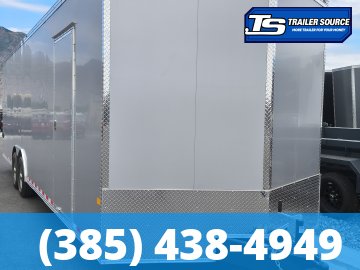 8.5x28 Wells Cargo Road Force Enclosed Cargo Trailer - 7'6" Interior - 12K GVWR - .080 PolyCor, Rear Spoiler w/ Load Lights