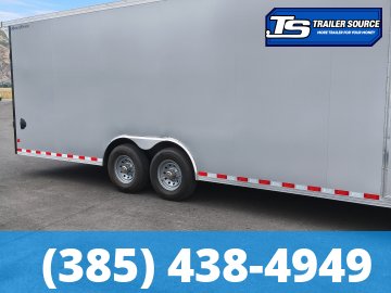 8.5x28 Wells Cargo Road Force Enclosed Cargo Trailer - 7'6" Interior - 12K GVWR - .080 PolyCor, Rear Spoiler w/ Load Lights